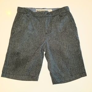 Boys Dark Gray Distortion Shorts